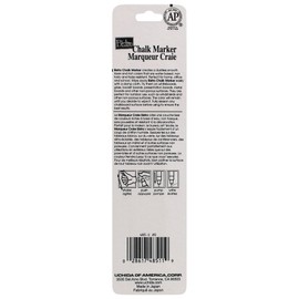 Uchida of America Extra Fine Tip Bistro Chalk Marker, White