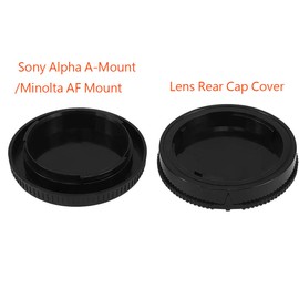 WH1916 Camera Body Cover & Rear Lens Cap for Sony Sony Alpha A-Mount/Minolta AF Mount kit Sony A99 A99II A77 A77II A55 A57 A58 A33 A35 A37 A900 A850 A700 [2-Pack]