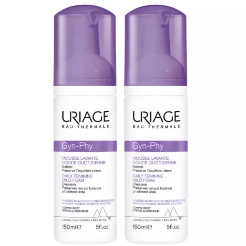 Uriajoo 유리아쥬 진피 마일드 폼 여성청결제 150ML X2개 Yuriaju Gentle