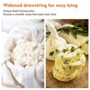 6 PCS Drawstring Straining Bag, 20 * 30cm Cheese Cloths