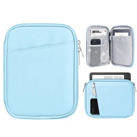 TiMOVO 6-7 Inch Tablet Sleeve for All-New Kindle Paperwhite and Kindle Colorsoft Signature Edition, Protective Sleeve Cover Case with Pocket for Kindle E-Reader/Kindle Oasis, Baby Blue