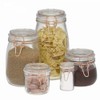 Tala 0.5L Glass Copper Clip Top Storage Jars Spices Flour