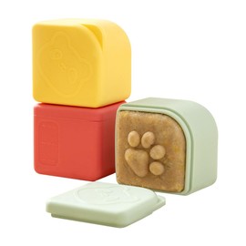 EASYYOURHOME 3PCS Silicone Container Set, 1.8oz Salad Dressing Containers with Lid, Easy-Release, BPA-Free, Freezer Molds for Meal Prep and Kids' Lunch Box