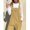 Cicy Bell Womens Casual Overalls Baggy Adjustable Straps Bib Jogger