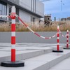 sourcing map Plastic Chain Links, 1.4-Inch 10 Foot Plastic Barrier
