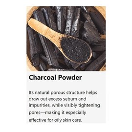 jNE Anskin Original Modeling Mask Powder Pack | Korean Skincare Face Pack for Calming Irritated Skin, Deep Hydration & Pore-Cleansing Care (8.47oz / 240g, Charcol)