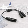 R SPIDER WIRELESS Aviation Headset GA Dual Plugs to Airbus