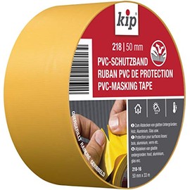 Kip Tape 218-16 Schutzband – Quergerilltes Abklebeband aus PVC zum Schutz glatter Untergründe – Selbstklebendes Klebeband zum Streichen & Lackieren – 50mm x 33m