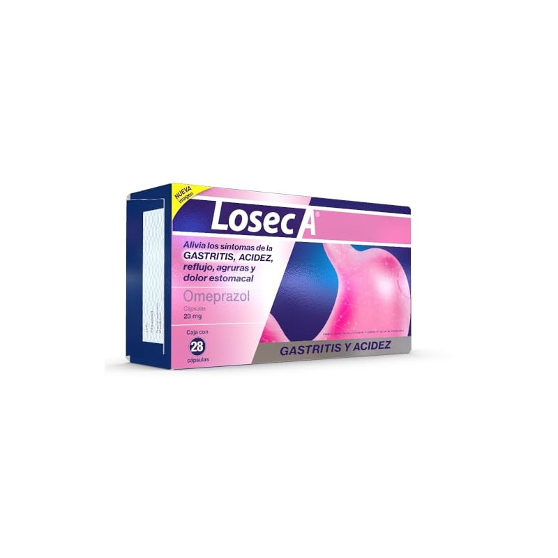 Losec Tratamiento Síntomas Gastritis Alivia Dolor Boca Estómago Sensación Vacío