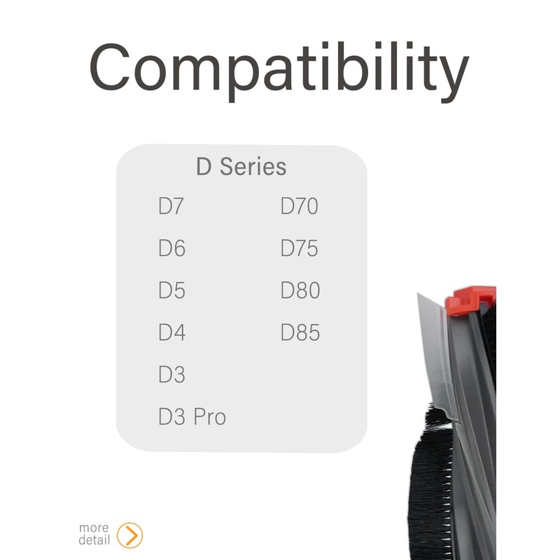 BBT BAMBOOST Replacement Main Brush fit for Neato D4, D7,