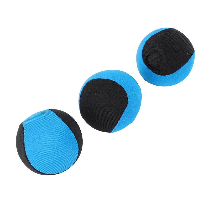 3Pcs Water Bouncing Balls Durable Rubber Water Skipping Balls Grip
