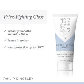 PHILIP KINGSLEY Finishing Touch Frizz Fighting Hair Gloss Shine Serum, Anti-Frizz Control, Conditioning and Smoothing, Glossing Products, Smooths and Adds Shine to Hair, 50ml