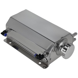 maXpeedingrods Universal 2L Radiator Overflow Tank Aluminium Alloy Coolant Engine Oil Catch Can Expansion Tank Reservoir
