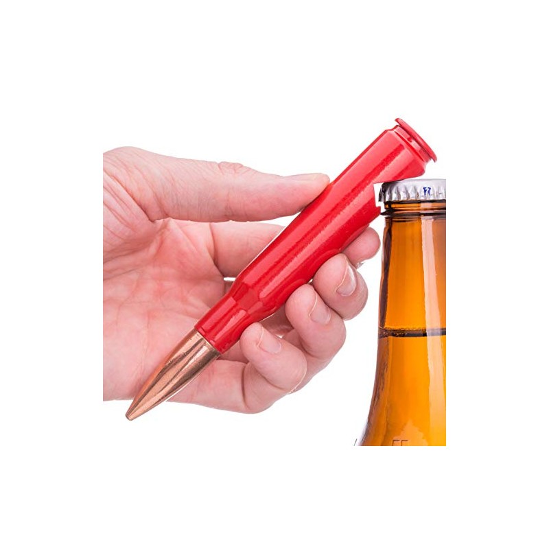 50 Cal Covert Bottle Opener - Red