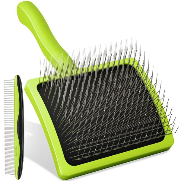 Pecute Slicker Dog Brushes for Grooming, Dog Brush for Cockapoo,