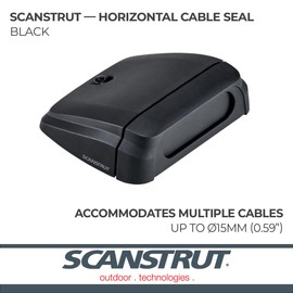 Scanstrut DS-H-Multi-BLK Horizontal Multi Cable Seal – Black