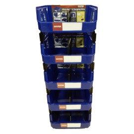 Shuter 1010003 Bucket Tool Organizer, BIN STORAGE ULTRA HANGING 10.9 IN X 10.9 IN X 5 IN