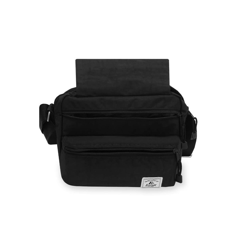 Everest Cross Body Bag, Black, One Size