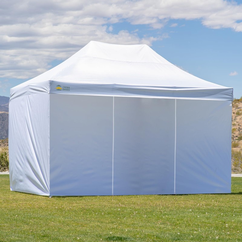 CROWN SHADES 10x15 Canopy Sidewalls (4pck) - Canopy Walls 10x15,