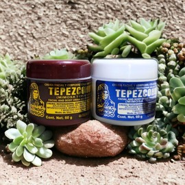 PAck de 2 piezas crema de tepezcohite para dia y noche