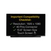 HP M16342-001 40 Pins Touch Screen Replacement LCD LED Display