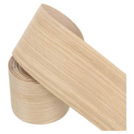 PATIKIL White Oak Edge Banding, 3 Inch x 10 ft Wood Veneer Tape Pre-glued Flexible Plywood Edge Banding with Hot Melt Adhesive for Furniture Restoration