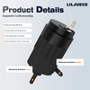 LILJUECE 066011A OEM Windshield Wiper Pump for 1986-2019 Peterbilt 330