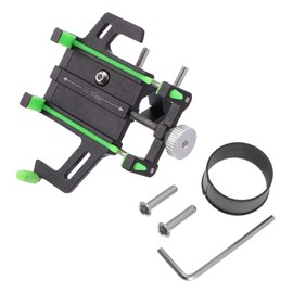 GRIRIW 1pc Aluminium Alloy Bike Phone Holder Stable Cellphone Support for Cycling Fits Easy Installation and Design for Navigation Use