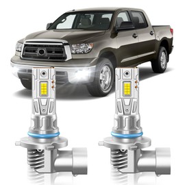 ZSTOPCL Fit for Toyota Tundra 2000-2013 Fog Light Bulbs or DRL, 6000K Cool White 700% Brightness, Real 1:1 Size Plug and Play, Pack of 2