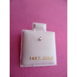 Unbranded 14k White gold Nose stud W/zircon