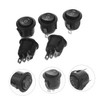 OUNONA Round Rocker Switches Car Push Button Toggle Switch with