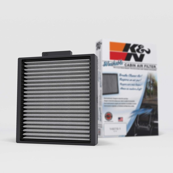 K&N Premium Cabin Air Filter: High Performance, Washable, Clean Airflow to your Cabin: Compatible with Select 2008-2018 Dodge/Chrysler (Grand Caravan, Town & Country Van, Cargo Van), VF2038