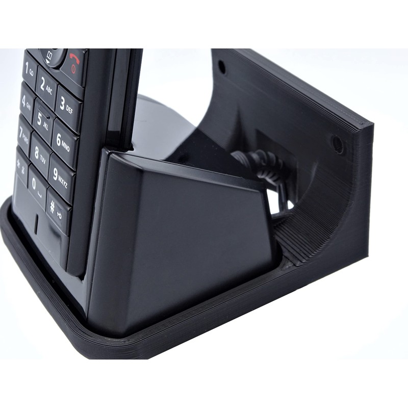 BKB Wall Mount for Fritz!Fon FritzFon C5 Black 3D Print