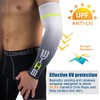 2 pares de mangas para brazos, protección UV, enfriamiento, para