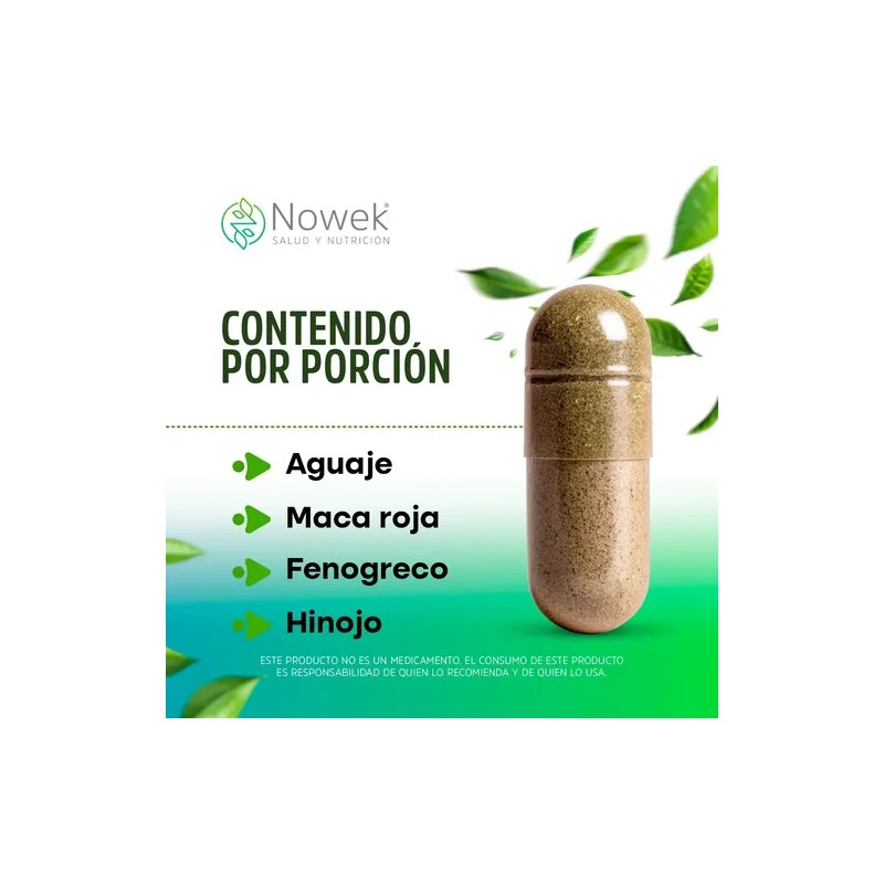 Aguaje + Fenogreco + Hinojo + Maca Negra - 60