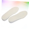Ipetboom 1 Pair Warm Wool Height Increasing Insoles for Men