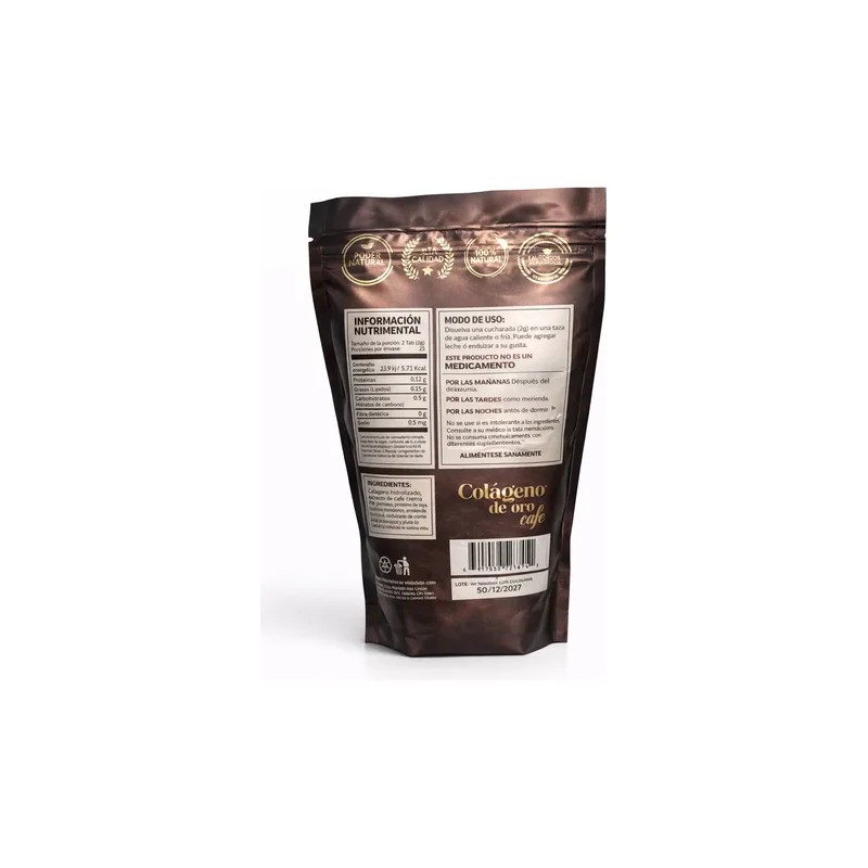 Café De Oro Con Colageno Biotina 400g