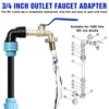 IBC Gooseneck 3/4 Inch Outlet Tap, Ibc Adapter Tank Valve,