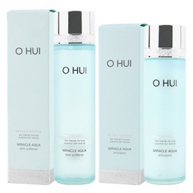 Ohui Miracle Aqua 2-piece set (skin + emulsion) / 오휘 미라클 아쿠아 2종 단품 세트 (스킨+에멀전)