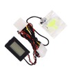G1 4 Inline Pc Water Cooling Flow Meter Temperature Flow