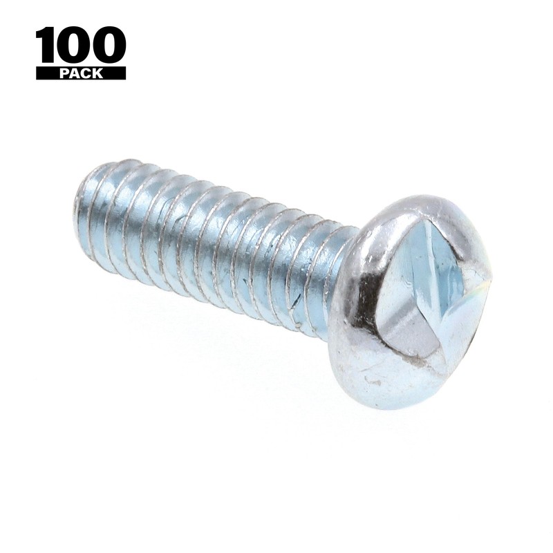Prime-Line 9014344 Machine Screw, One Way, #8-32 X 1/2 in,
