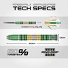 WINMAU Darts Xenon 23g 90% Professional Tungsten Steel Tip Darts