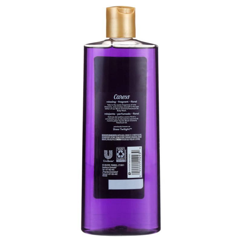 Caress Moisturizing Body Wash Black Orchid & Patchouli Oil 18