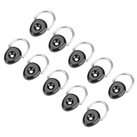 Alomejor, D Ring, Kayak, Canoe, Boat, Fishing, Rigging, Nylon, Stainless Steel, Black
