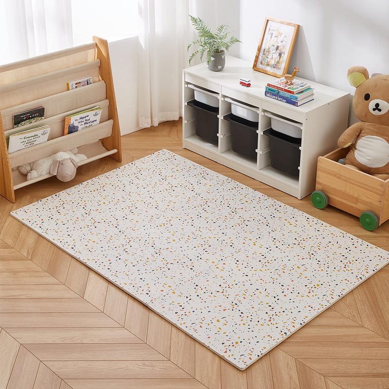 Terrazzo Playmat, Non-Toxic, Eco-Friendly, Large, Puzzle Playmat (Multi), 180 centimeters