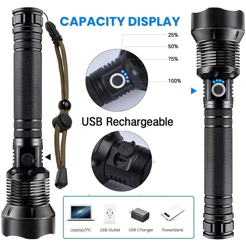 Bell Rechargeable LED Flashlight High Powerful Lumens Waterproof Flash Torch