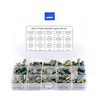 PENGLIN 225 Pcs Electrolytic Capacitor Set, Aluminum Electrolytic Capacitor, 16V