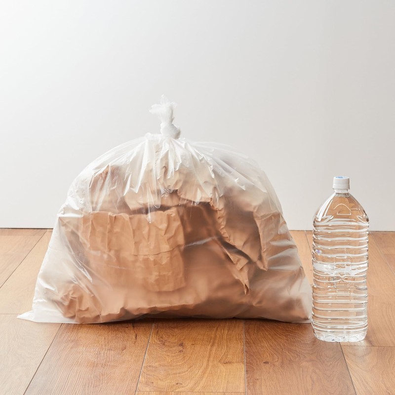 Nippon Giken TA-9 Tough Trash Bags, Translucent, 11.7 gal (45