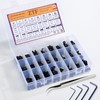 840PCS Metric M2 M3 M4 M5 Hex Socket Flat Head