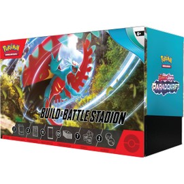 Pokémon-Sammelkartenspiel: Build & Battle Stadion Karmesin & Purpur – Paradoxrift (2 Decks, 11 Boosterpacks & mehr)